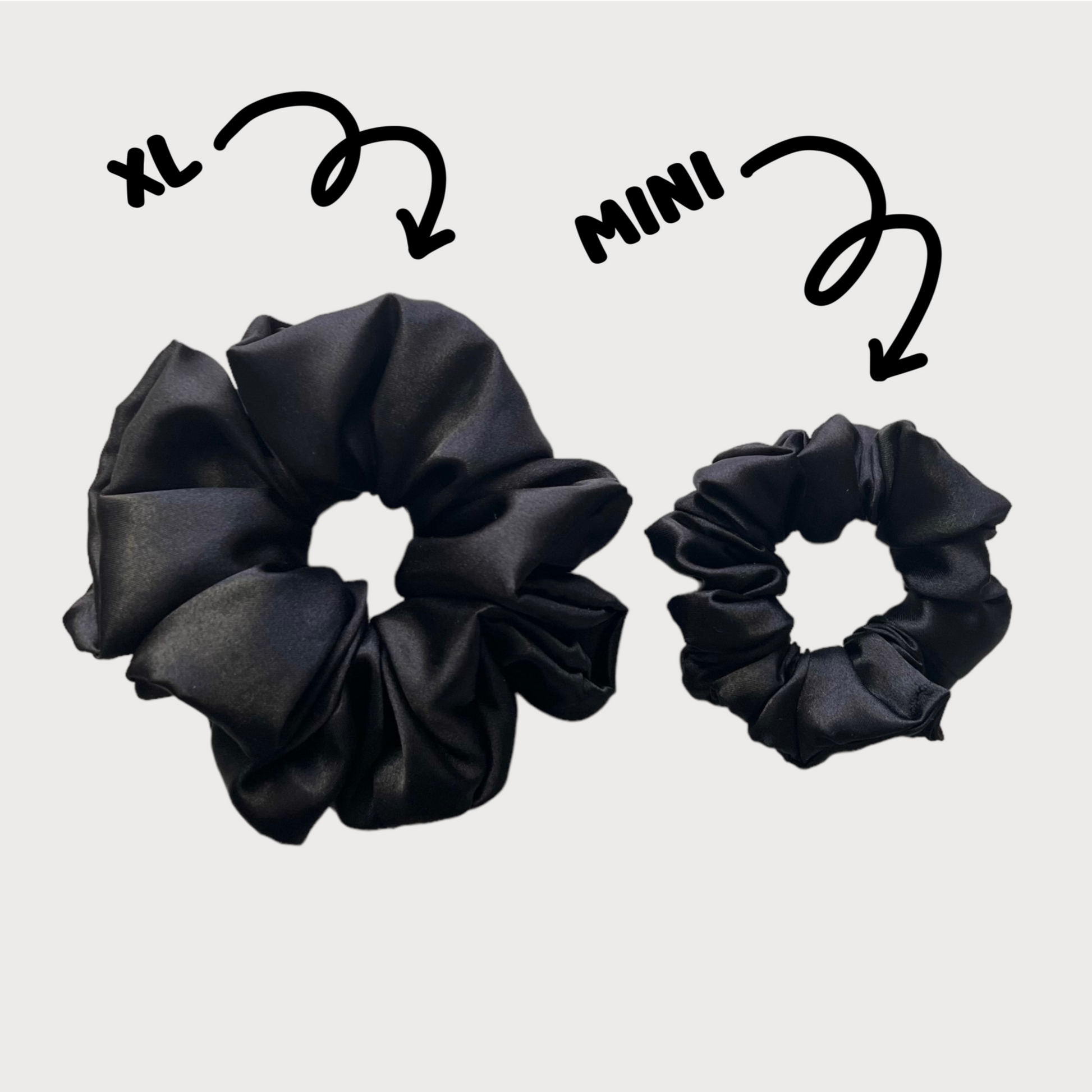 Black Scrunchies