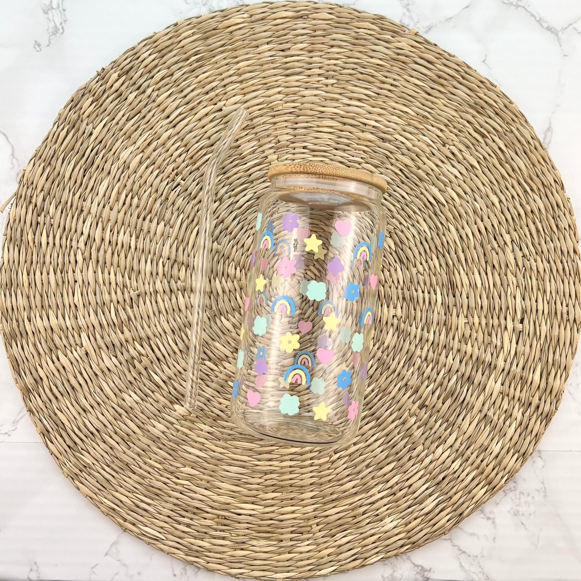 Charms 16 oz Glass Can Cup