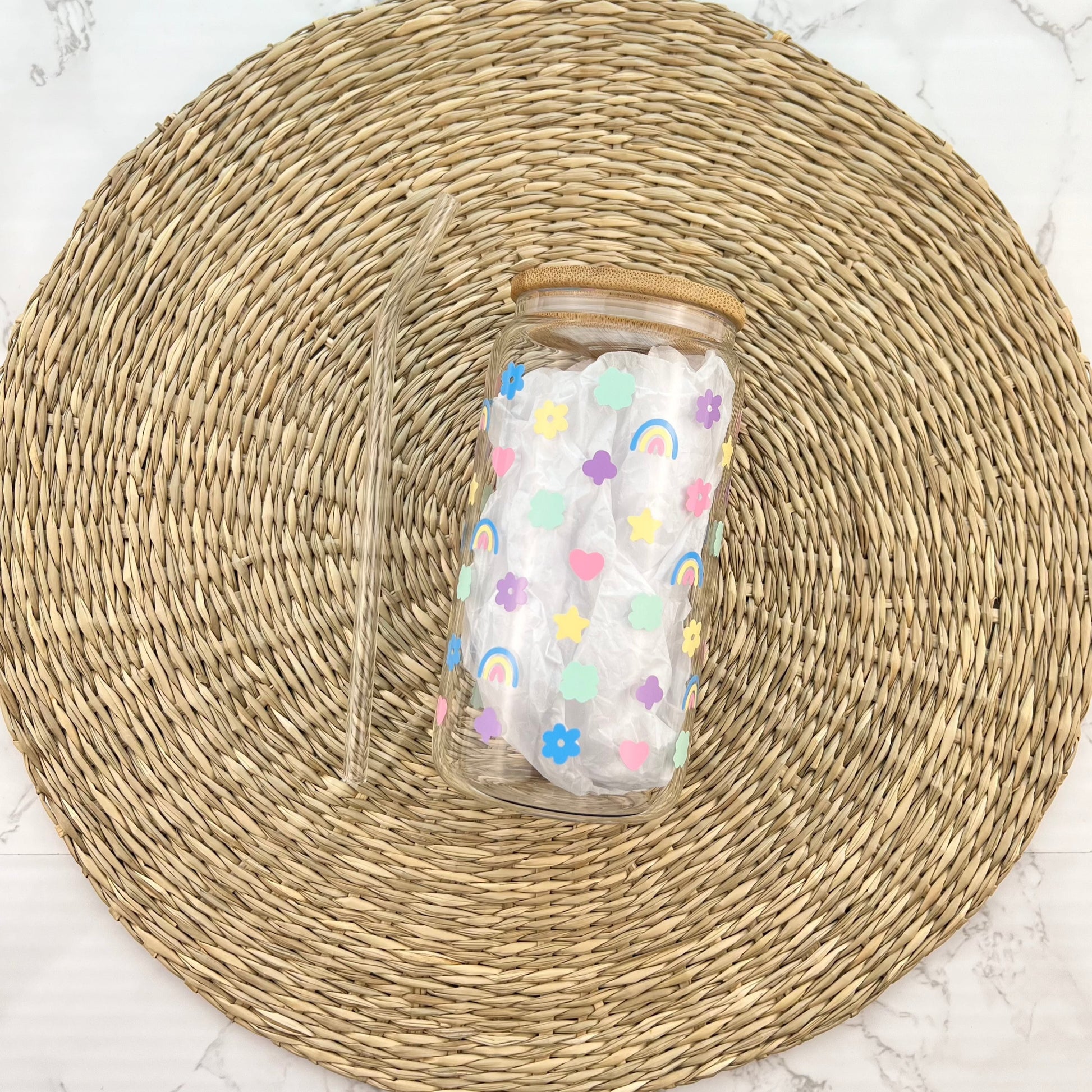 Charms 16 oz Glass Can Cup