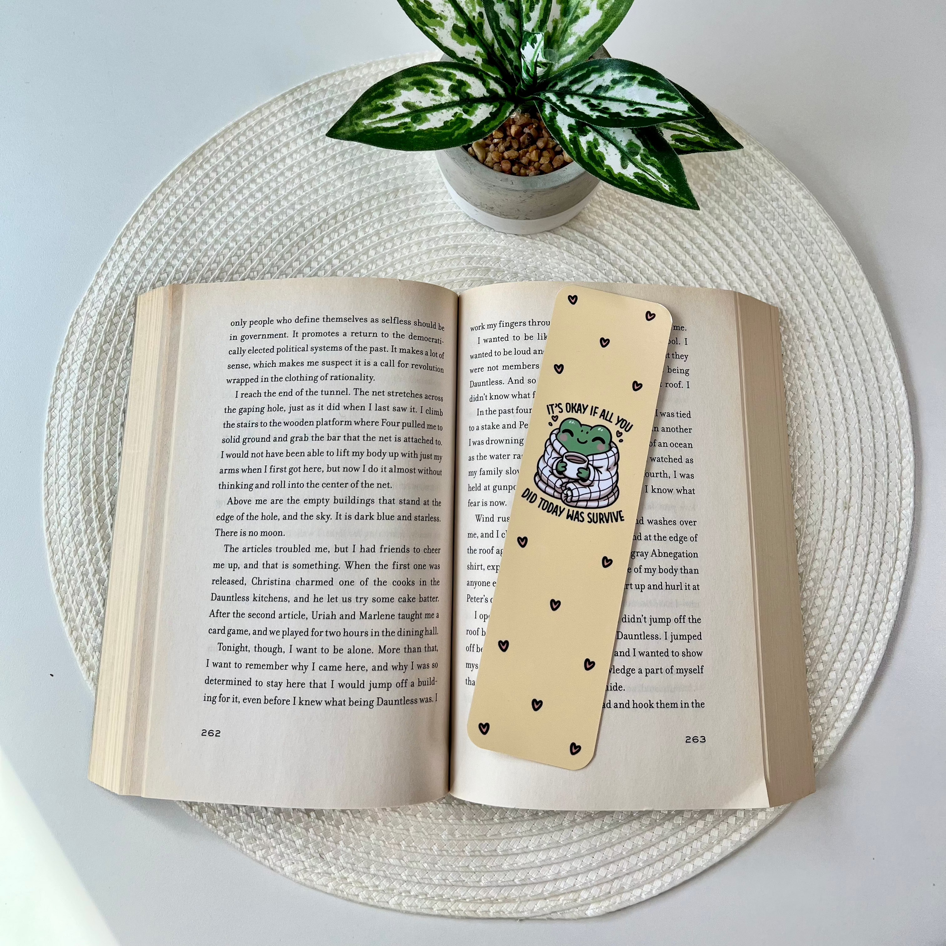 It's Okay Froggy Bookmark