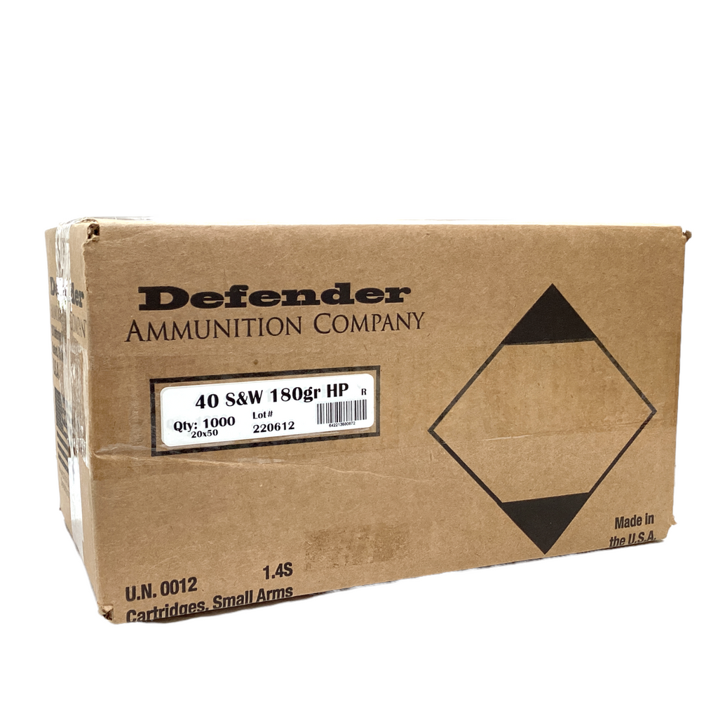 40 S&W Point/Defensive Rounds