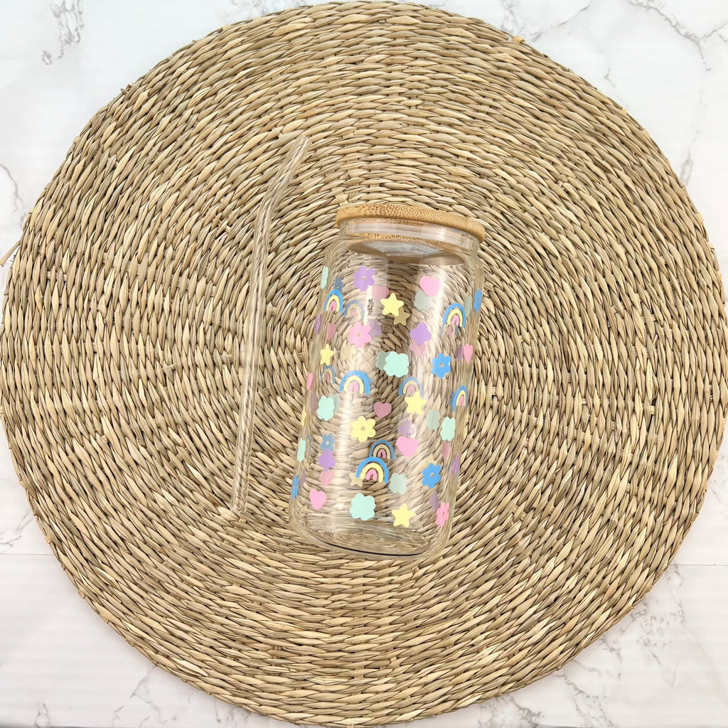 Charms 16 oz Glass Can Cup