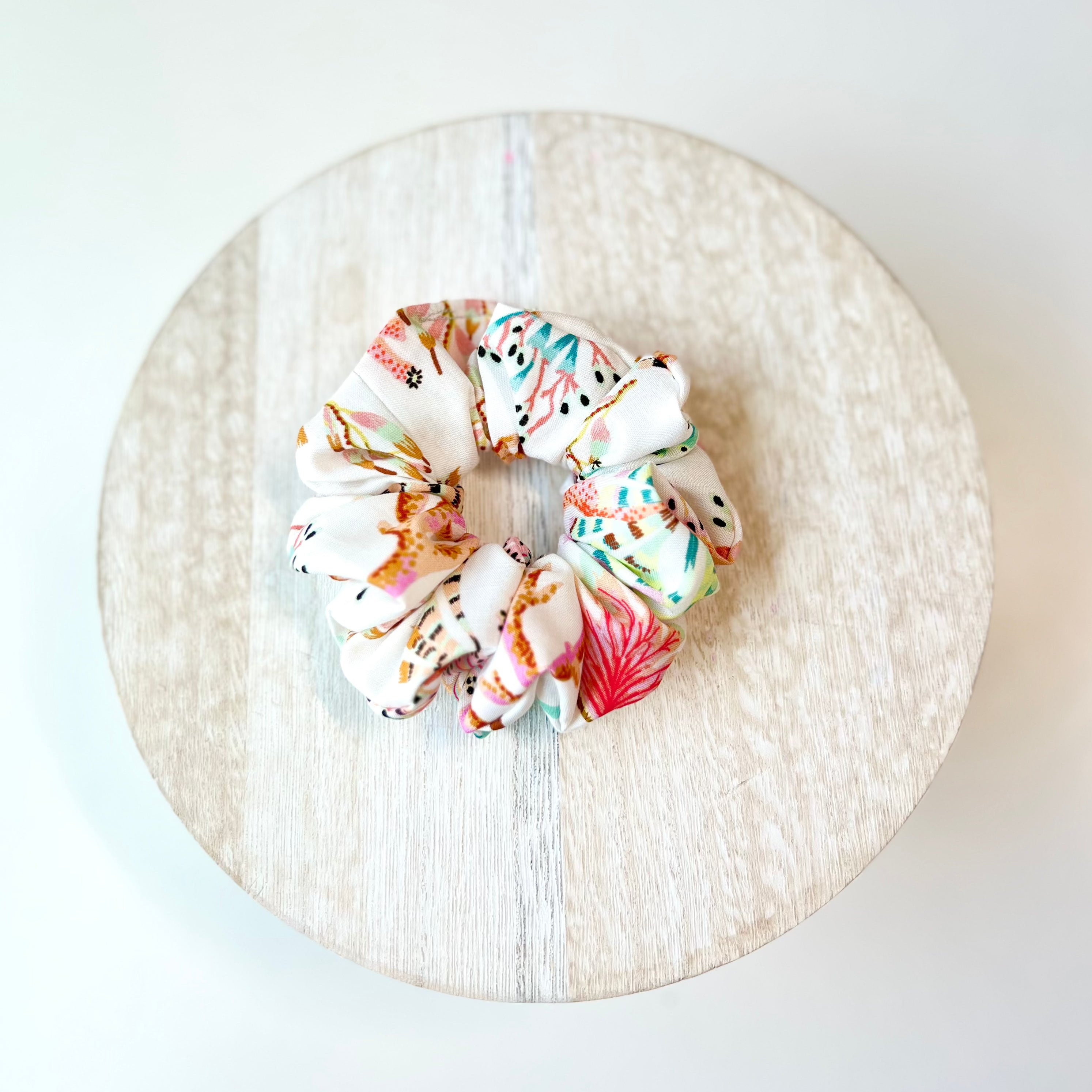 Coral Reef Scrunchies