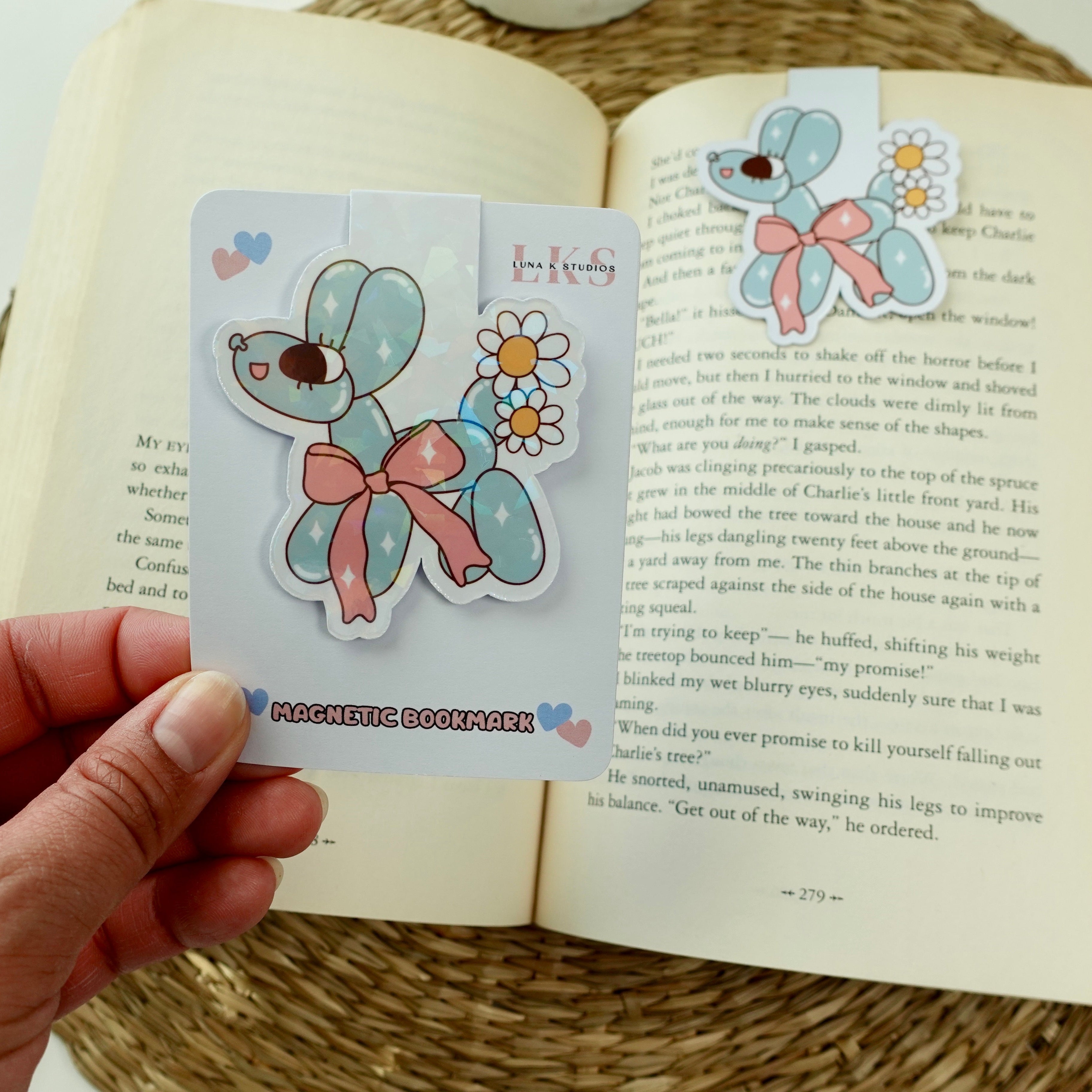 Daisy Dog Magnetic Bookmark