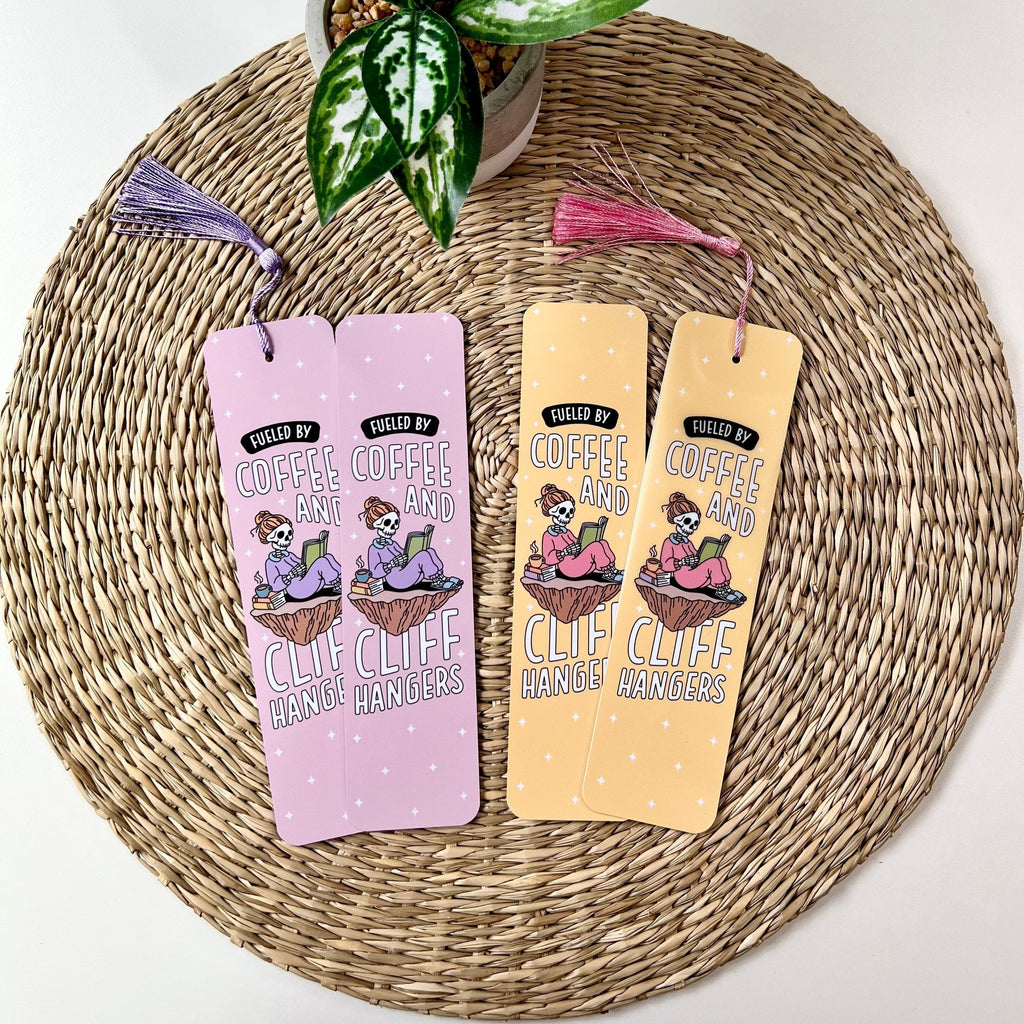 Fueled By Coffee And Cliff Hangers Bookmark