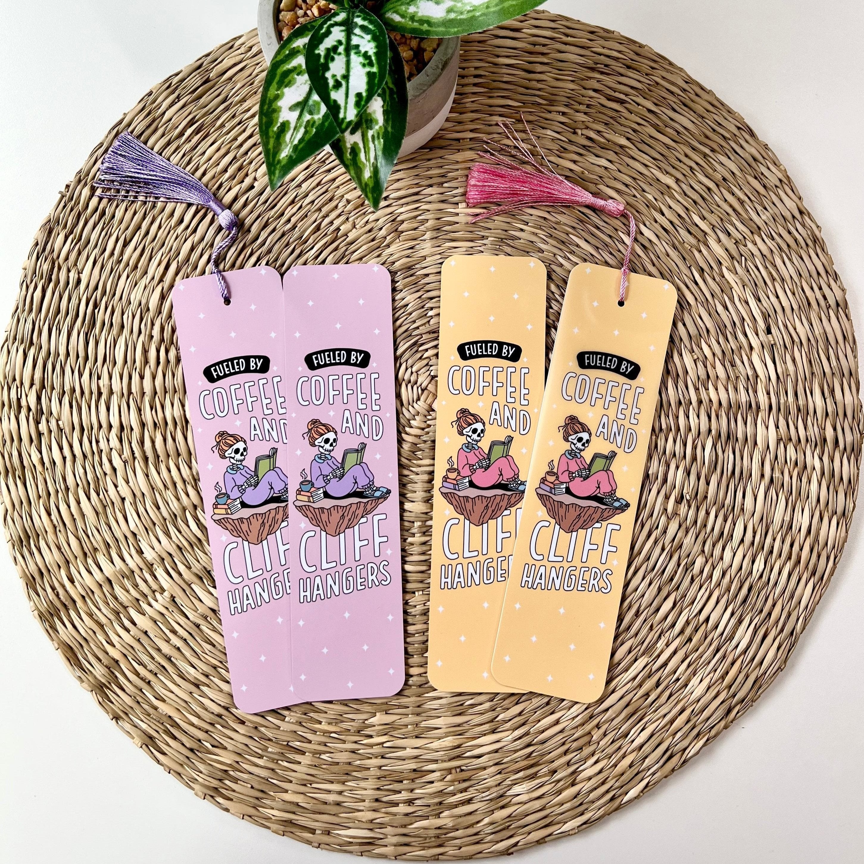 Fueled By Coffee And Cliff Hangers Bookmark