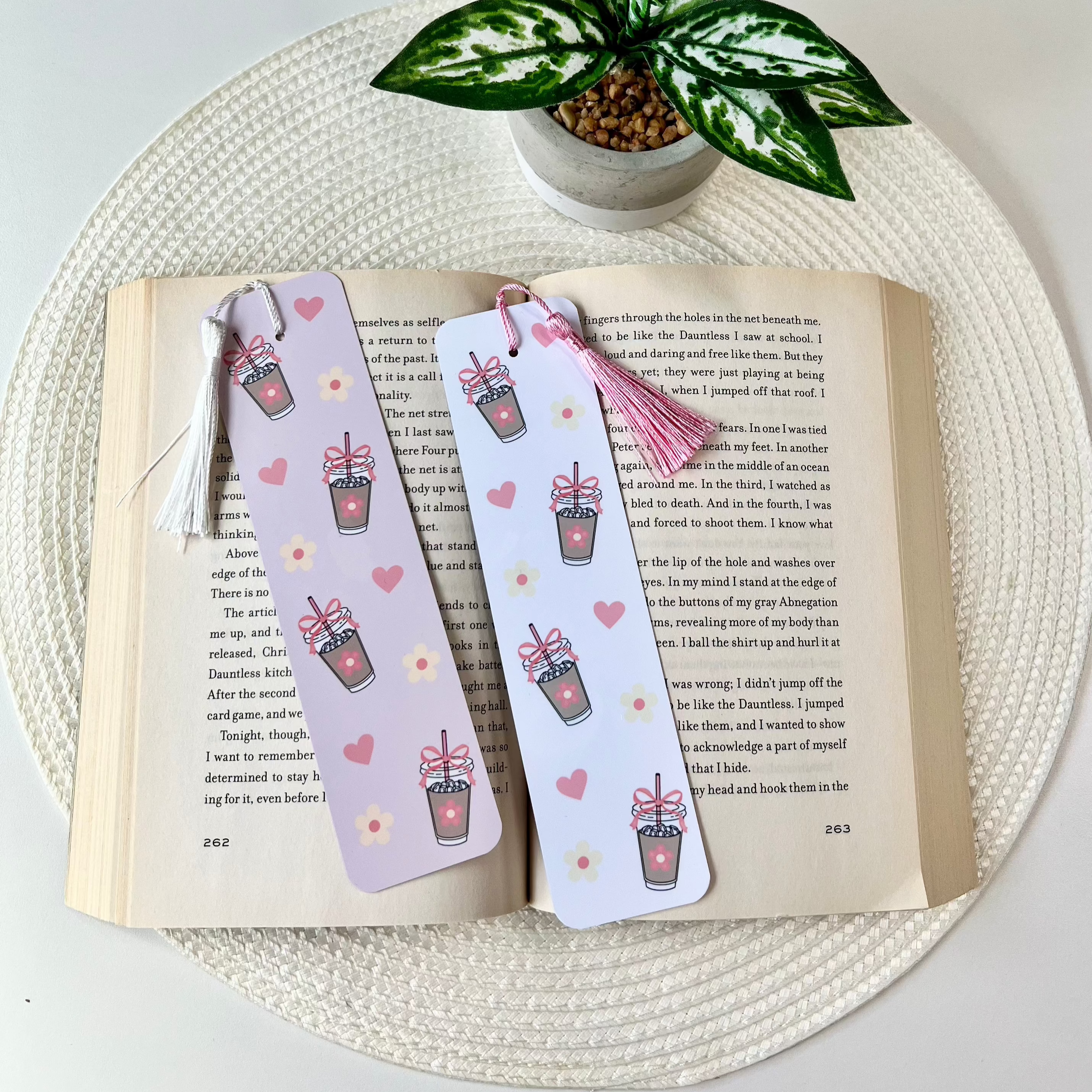 Iced Coffee Girly Bookmark