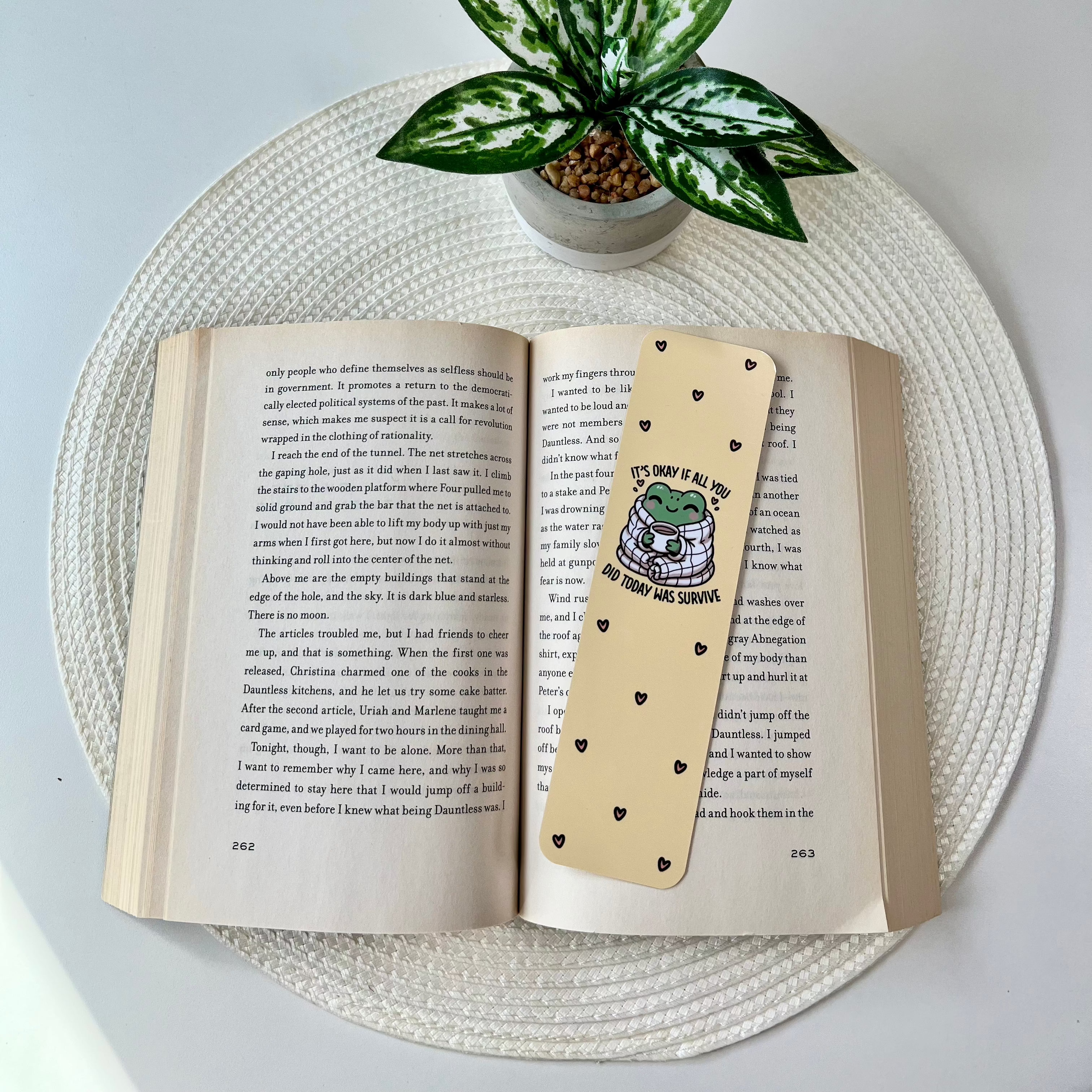 It's Okay Froggy Bookmark