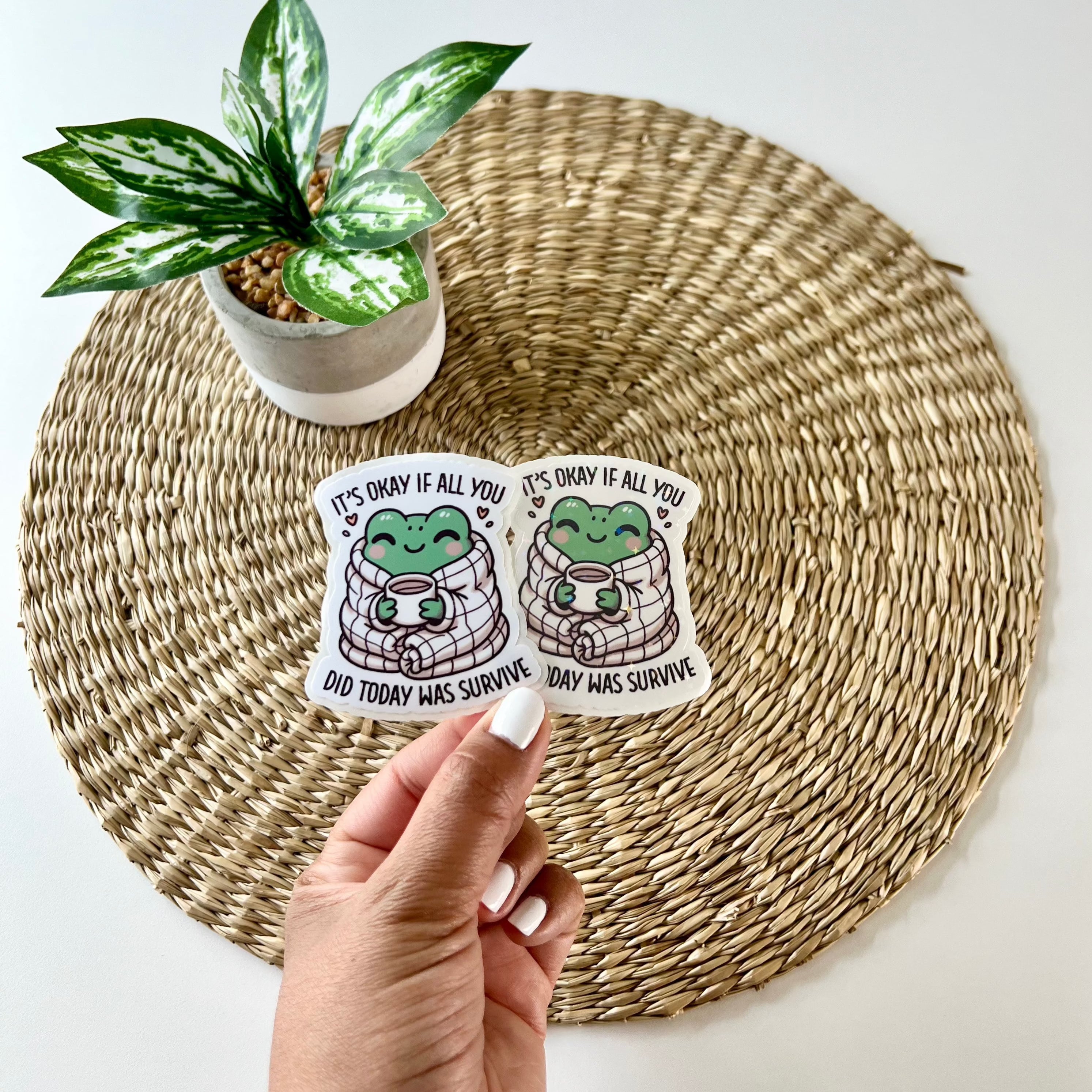 It's Okay Froggy Sticker