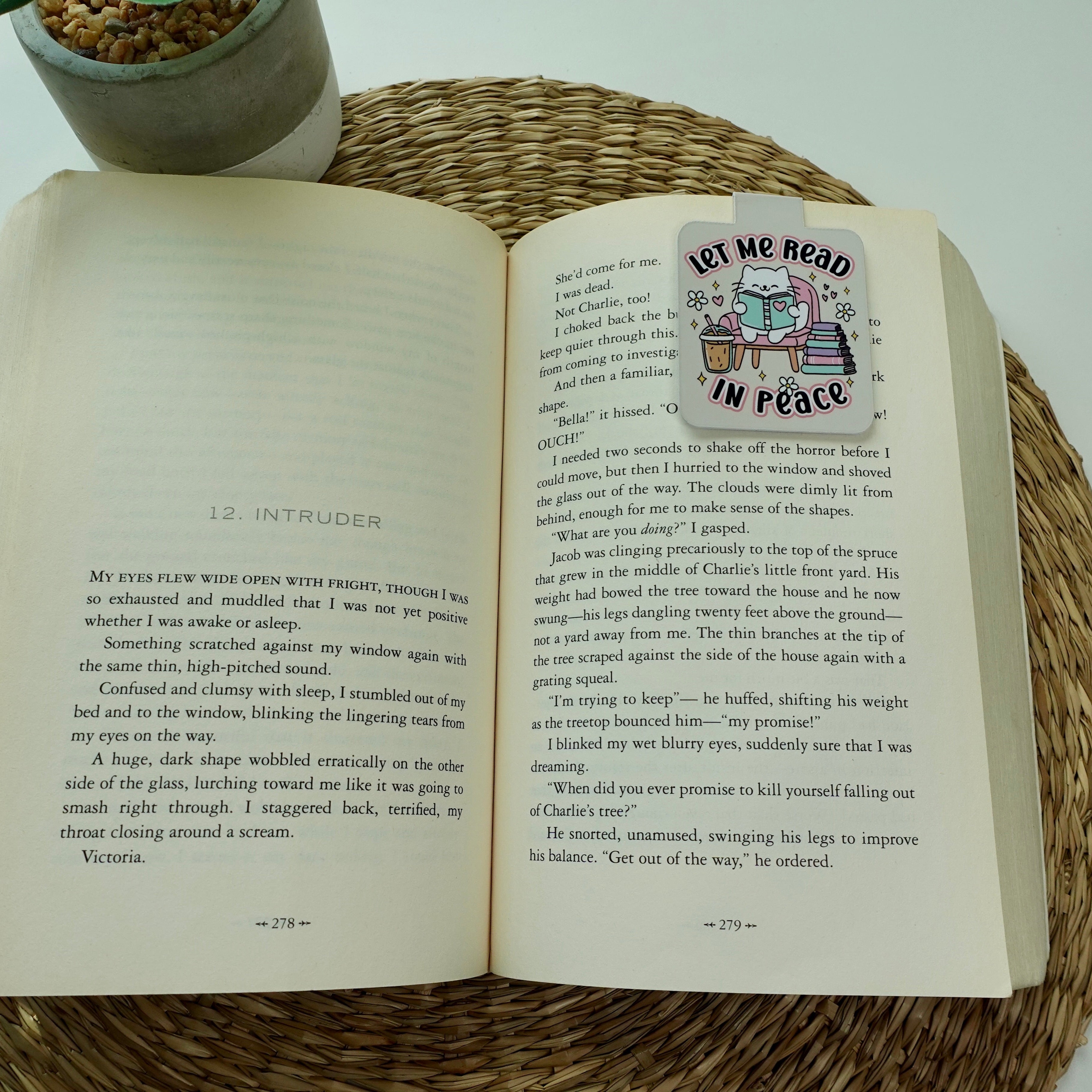 Let Me Read In Peace Magnetic Bookmark